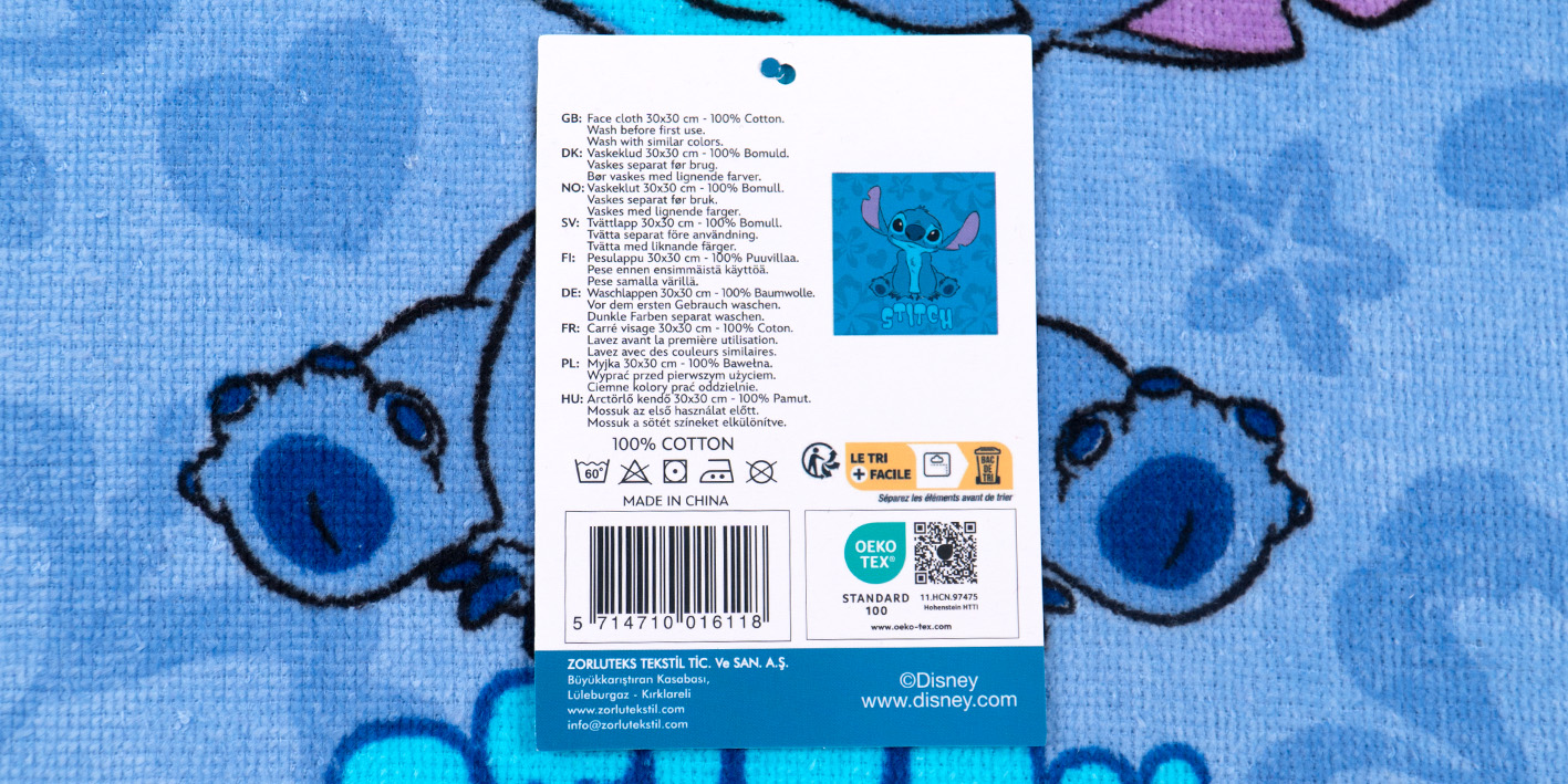 Ręcznik 30x30 cm Lilo i Stich